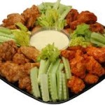 flavored wings tray